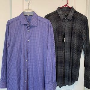 Men’s shirts. Black one is NWT. Other is NWOT